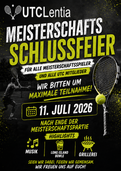 Meisterschaftsfeier UTC 2026